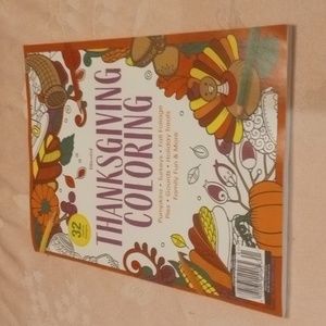 Adult Coloring Book Blissful fall Thanksgiving 2024